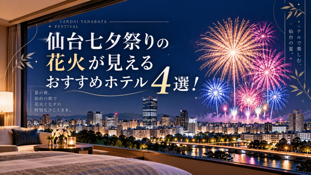 仙台七夕花火が見えるホテル